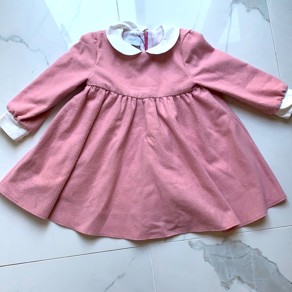 Paade Mode girls wool dress size 3Y